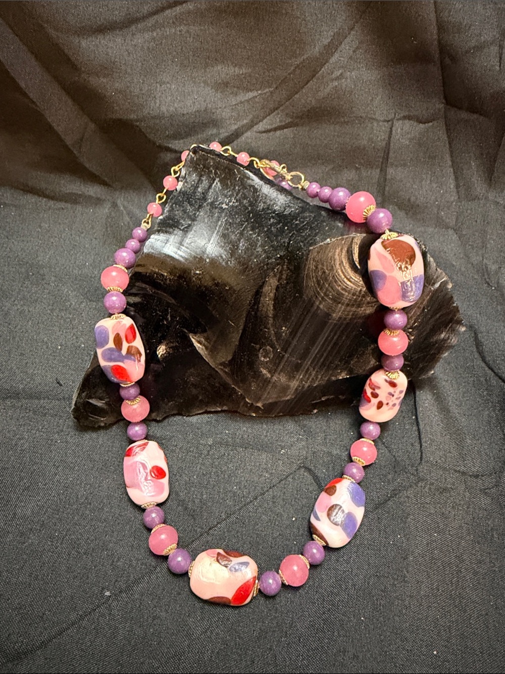 Vintage 60s Glass Bead Chocker